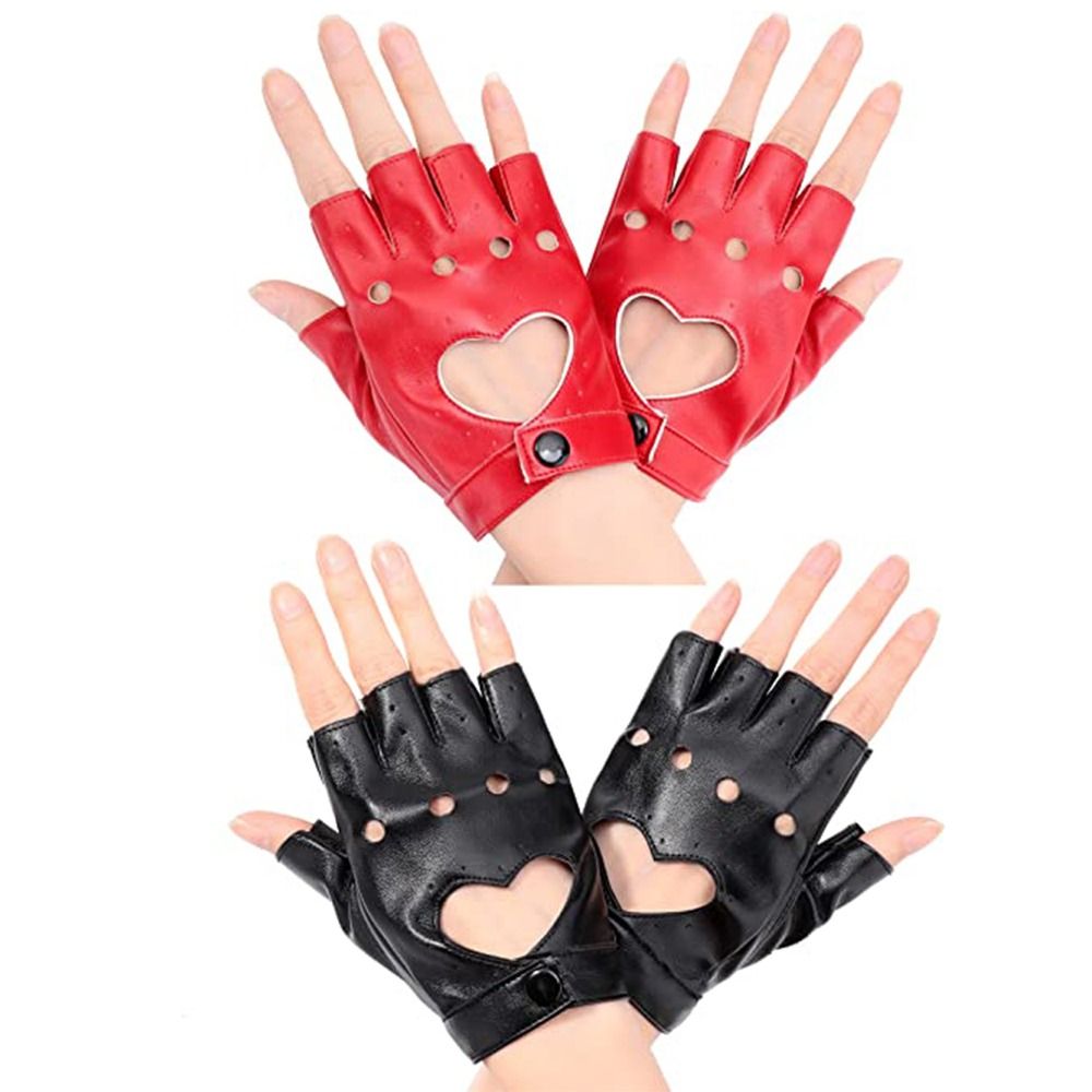 Leather Driving Glove - New Fashion Dance Mittens Performance Mittens