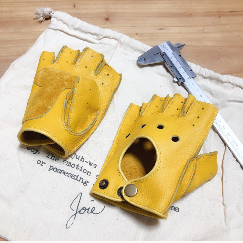 Motorcycle Retro Locomotive Ri - Leather Driving Glove recension och pris