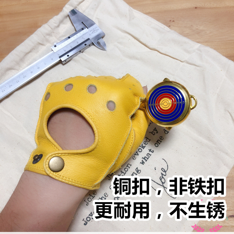 Motorcycle Retro Locomotive Ri - Leather Driving Glove recension och pris