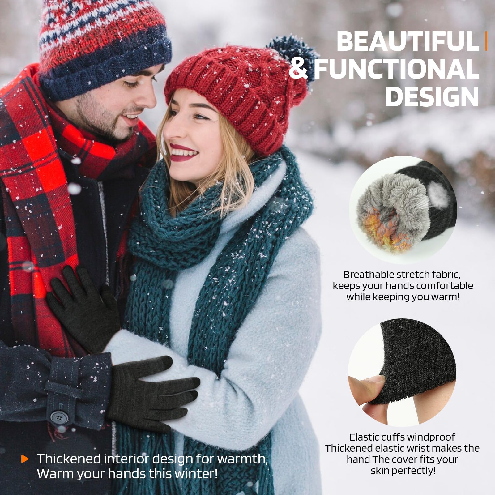 1-5Pairs Winter Outdoor Sports - Workout Glove Gym recension och pris