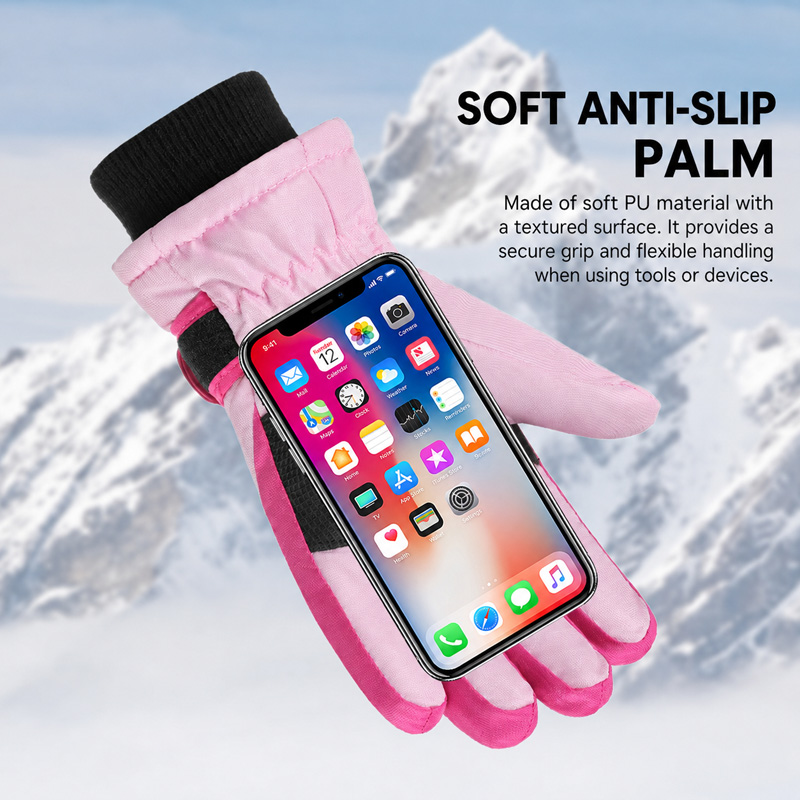 Kids Winter Ski Gloves Waterpr - Gardening Glove Waterproof recension och pris