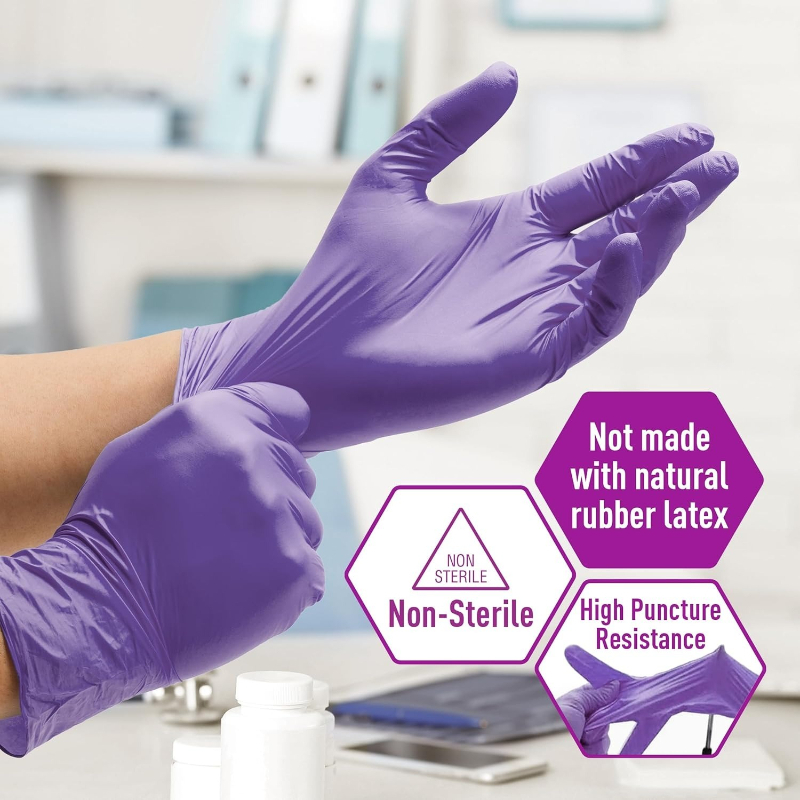 Soft Max Purple Nitrile Gloves - Exam Glove Nitrile recension och pris