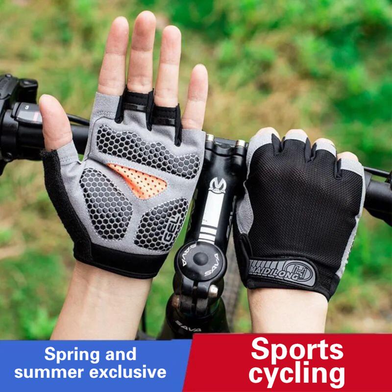 Unisex Half Finger Cycling Glo - Workout Glove Gym recension och pris