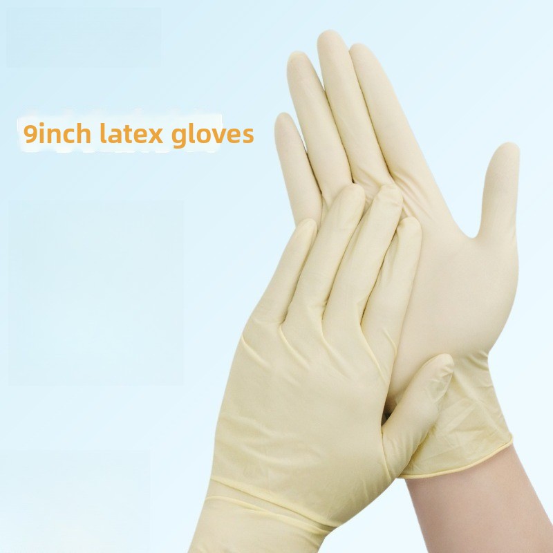 100PCS of Protective Rubber Gl - Latex Disposable Glove recension och pris